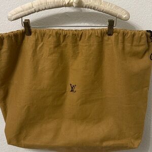 Authentic Louis Vuitton Extra Large Drawstring Storage Bag 19x23 inches